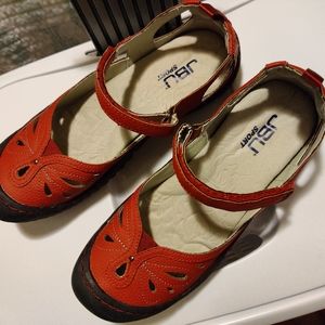 Red Jambu shoes